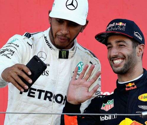 Who are the most popular drivers on social media?