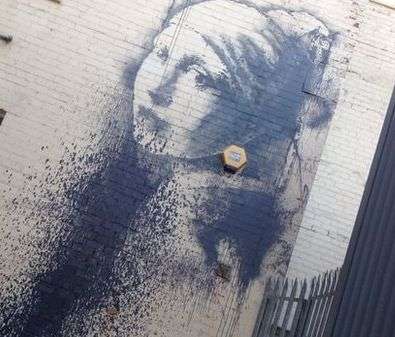 New Banksy ‘earring’ mural in Bristol