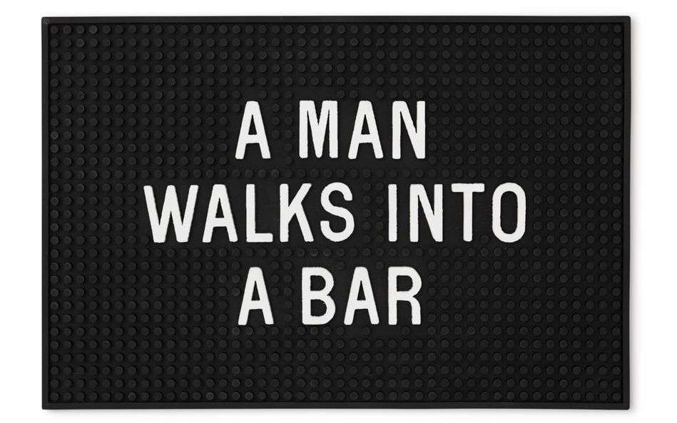 A man goes into a bar