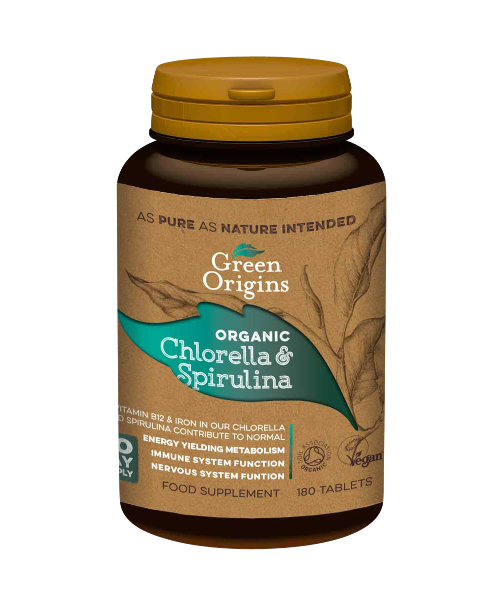 Organic Chlorella & Spirulina Tablets